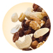 Photo: nuts and raisins.