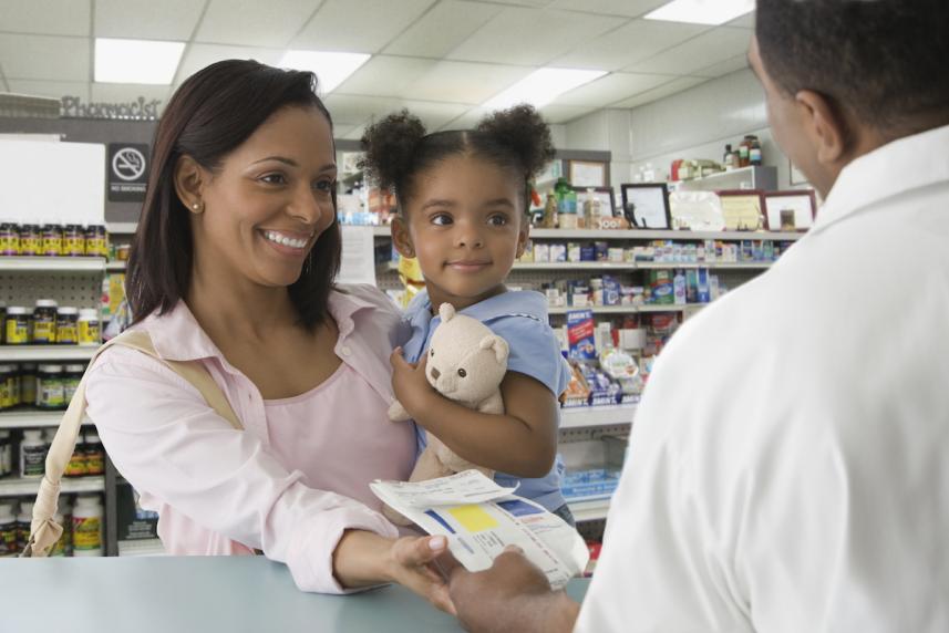 Parent getting prescriptions meds