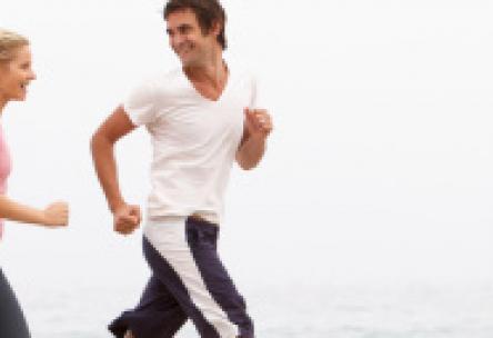 Photo: Couple jogging outdoors