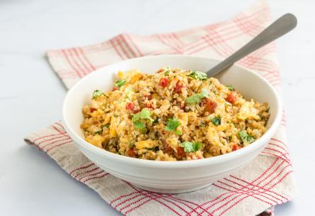 Cauliflower rice with veggies