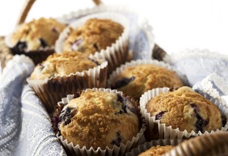 Healthy Blueberry Oat Muffins