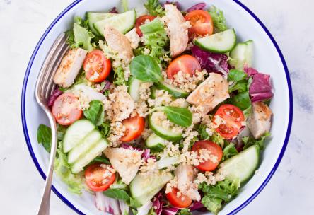 Couscous Salad with Roasted Chicken