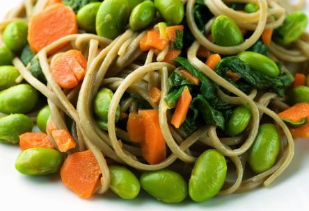 Vegetable & Edamame Pasta