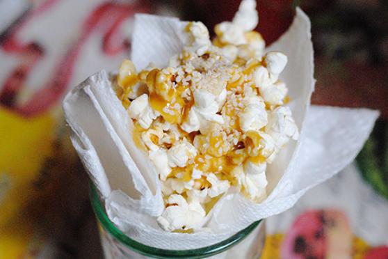 Savory Caramel Popcorn