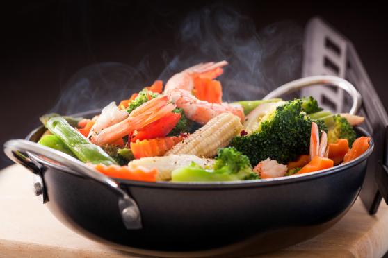 Photo: Shrimp Stir-Fry with Mixed Veggies
